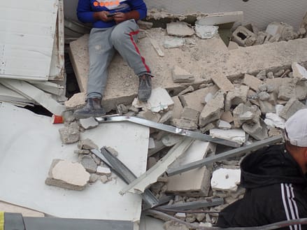 Jerusalém Oriental – Escombros da casa. ©EAPPI/Berenice B